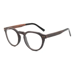Designer fashion wooden optical frames handmade wood eyeglasses custom logo