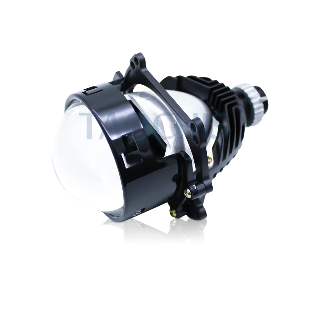 TAOCHIS Car 3.0 inch Headlights Plug and play Type 35W 43W LED Car Bi led projector lens 6000K Retrofit headlamp lighting lights