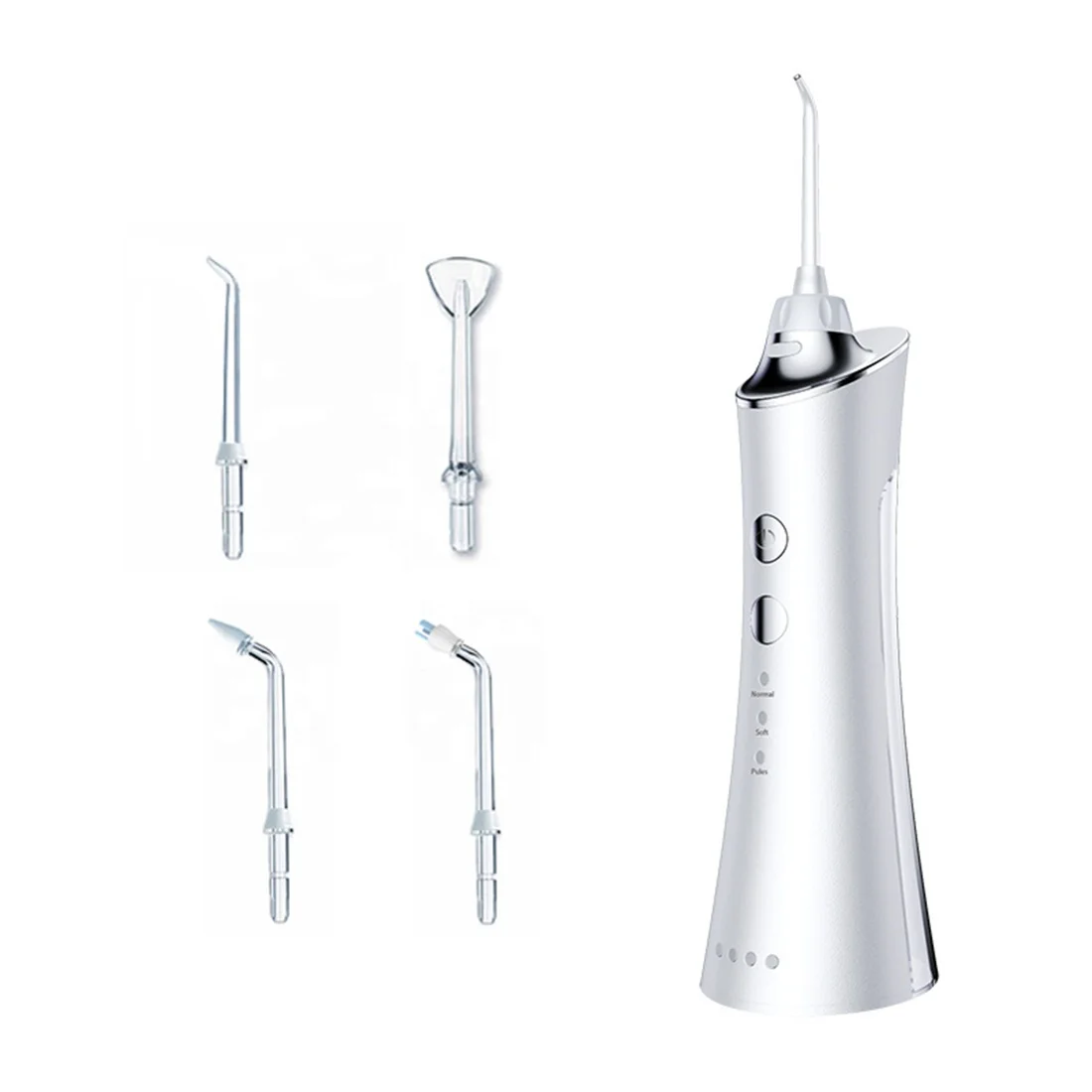 Professional 2021 China  Portable Ultrasonic Cordless Rechargeable Water Flosser Dental Electric Oral Irrigator Teeth Cleaner