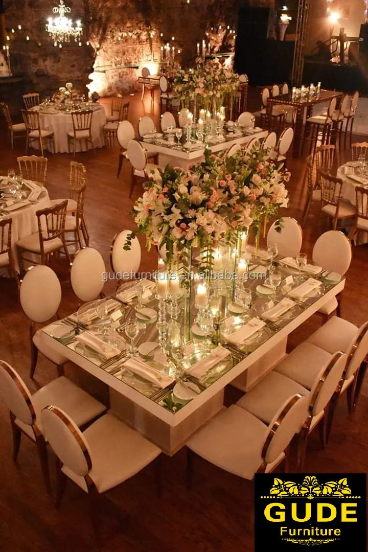 modern event chairs gold stainless steel high back white cushion wedding throne hotel dining chair