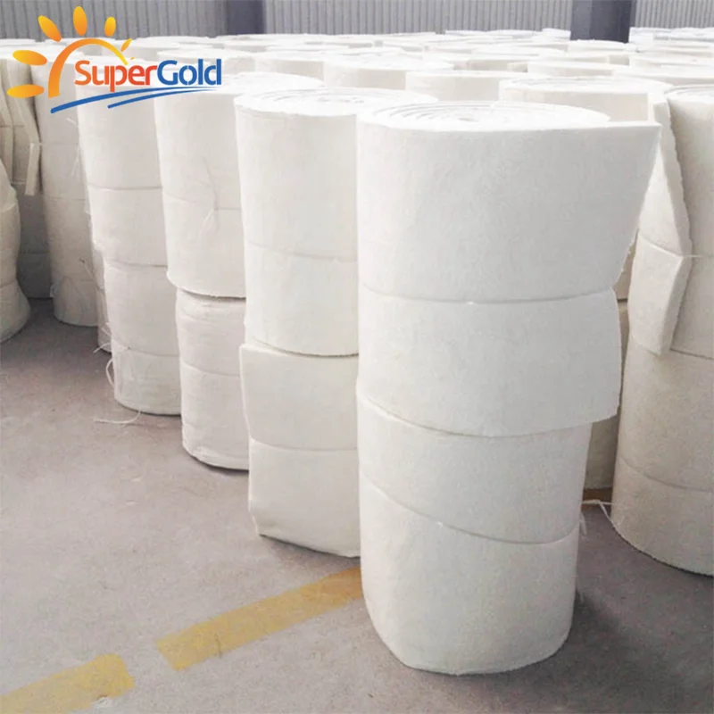 SuperGold Ceramic Fibre Thermal Insulation 1260 Aluminum Silicate Ceramic Fiber Blanket