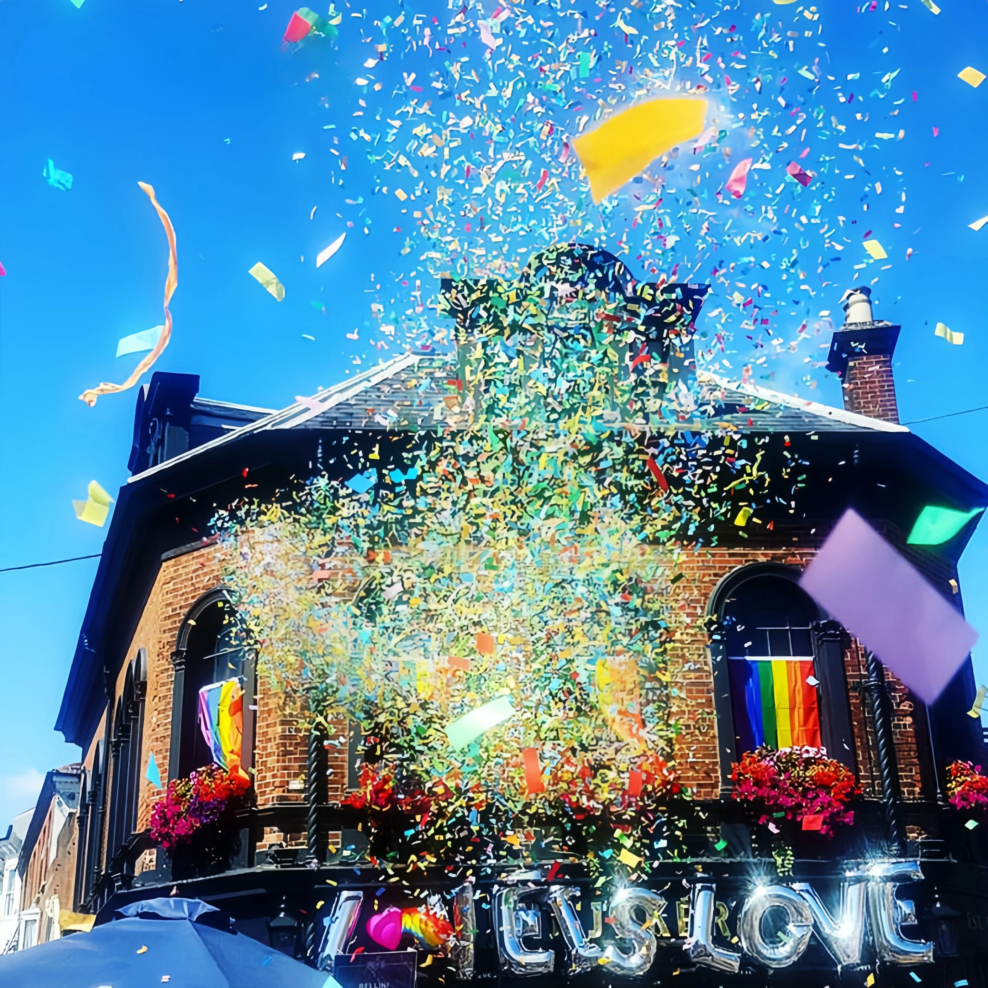 Co2 Paper Rainbow Machine Small Rainbow Confetti Machine for wedding Stage Effect Confetti Paper Machine Outdoor Performance