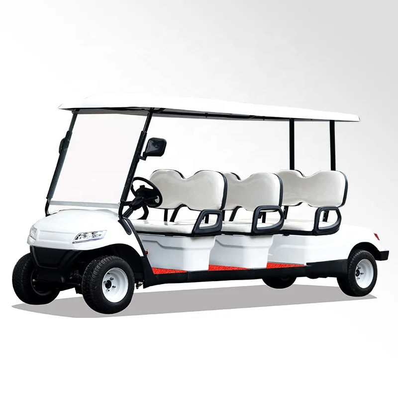 Chinese 60/72V Battery Golf Cart 3500 Watt AC Motor Electric Golf Cart Intelligent Controller 6 Seater Scenic Spot Golf Carts