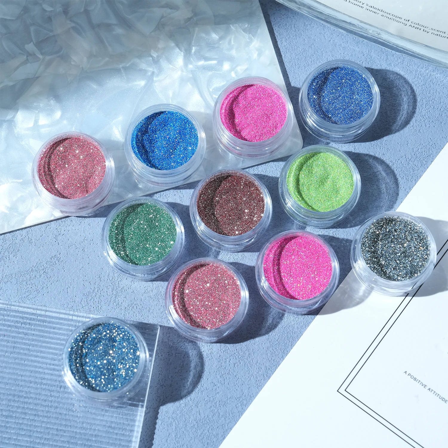 Professional Wholesale Nail Supplies Chrome Powder Nail Clear Chrome Mirror Pigment For Nail Art Design