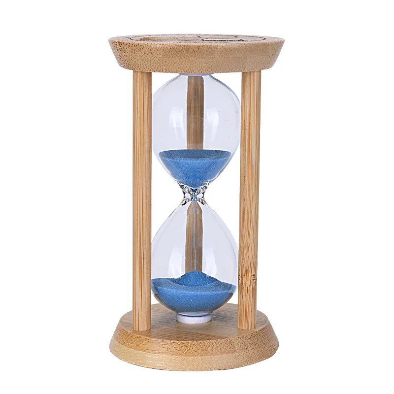 Promotional Versatile 3 Minute Wooden Hourglass for Precise Timing Home Office Desk Decor Gifts