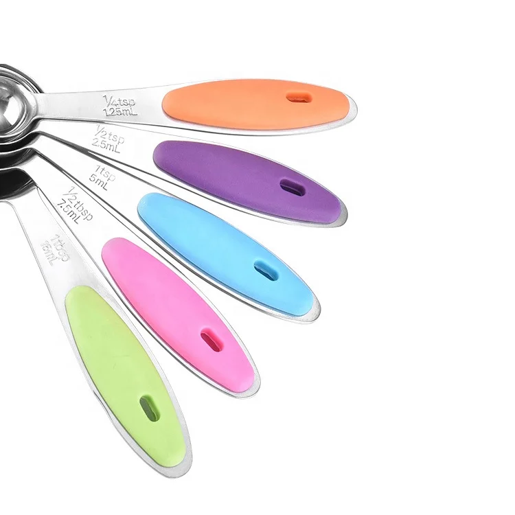 
Household Popular Stainless Steel Coffee Measuring Spoon Easy Cleaning Sugar Measuring Spoon 