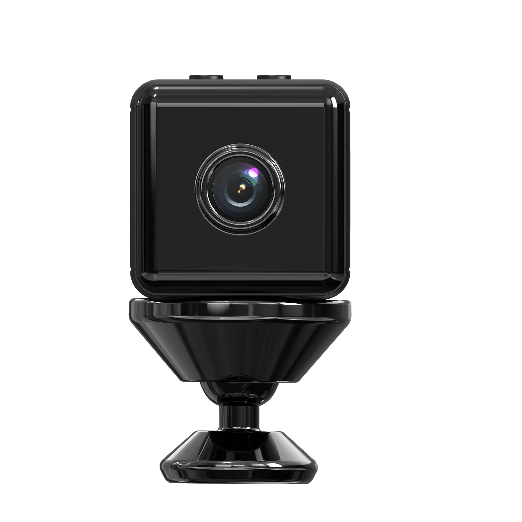 Скрытая мини-камера 4K 1080P, портативная небольшая HD камера няни с ночным видением и обнаружением движения, со встроенной батареей