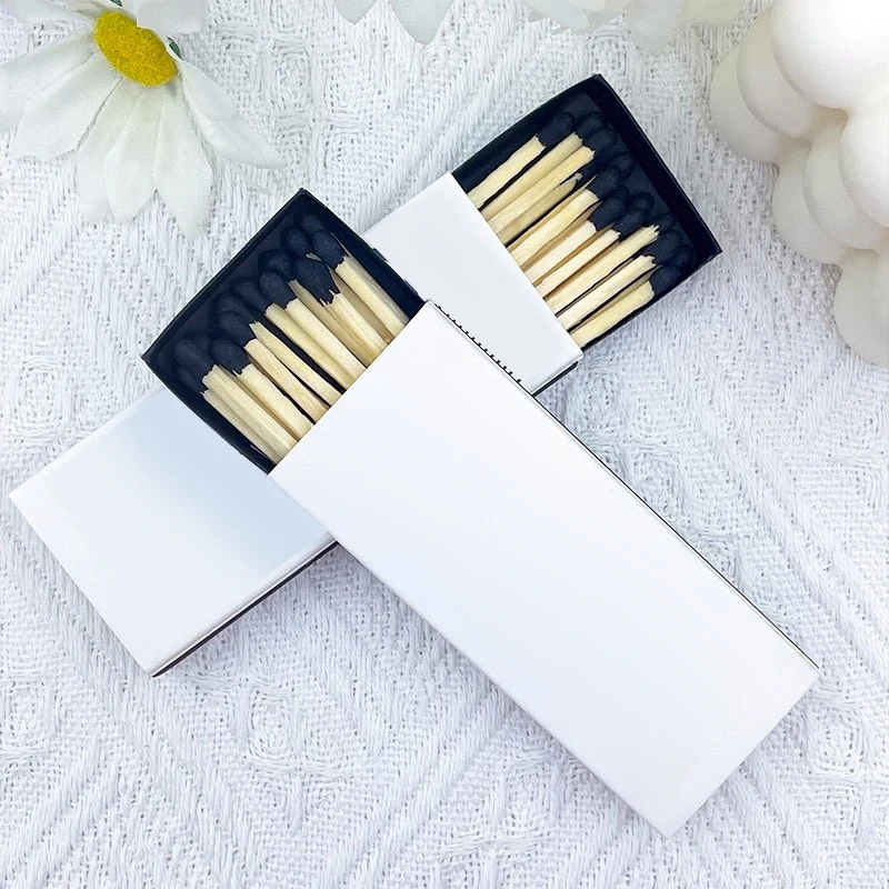 Cheapest Factory Price 75mm High-End Black Match Lengthened Retro Anti-Scalding Birthday Candle Match