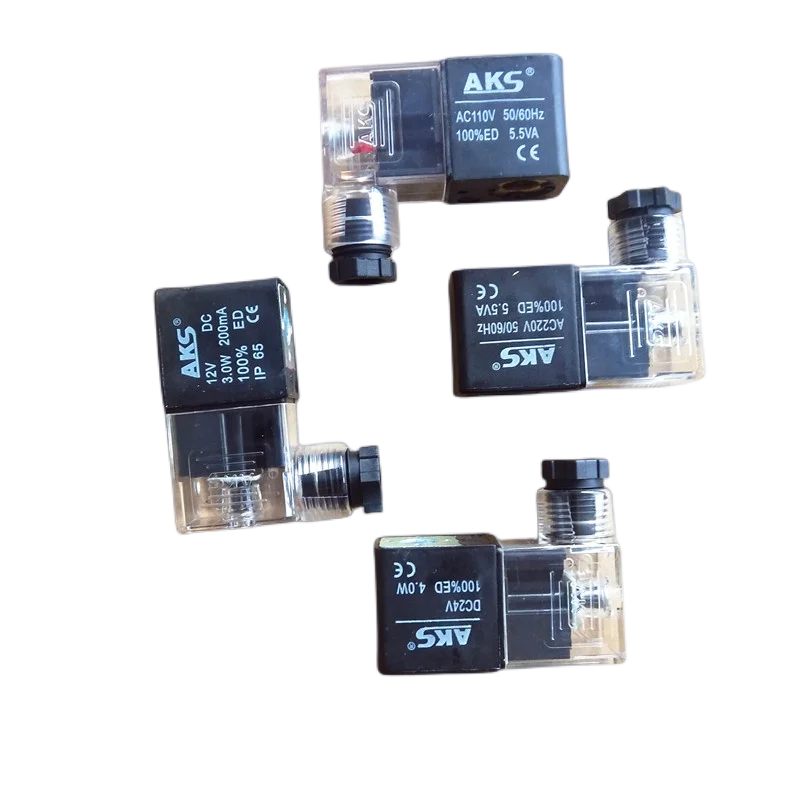 AKS brand Pneumatic Solenoid Valve Coil For 4V210 4V210-08 4v310-10 4v410-15