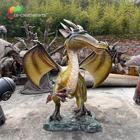 Аниматроник 3D механический аниматронный дракон