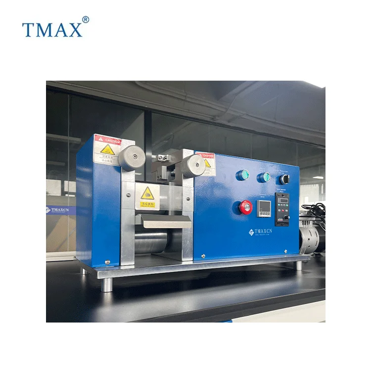 TMAX Brand Large Industrial Vertical Electric Battery Electrode Heat Laminating Rolling Roller Press Calendar Printing Machine