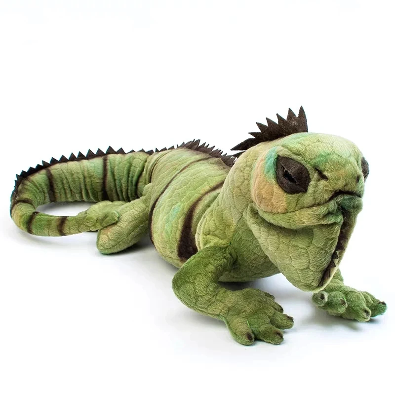 OEM Customize Real Life Lizard Plush Toy Realistic Stuffed Wild Animals Toys Lifelike Green Lizards Toy