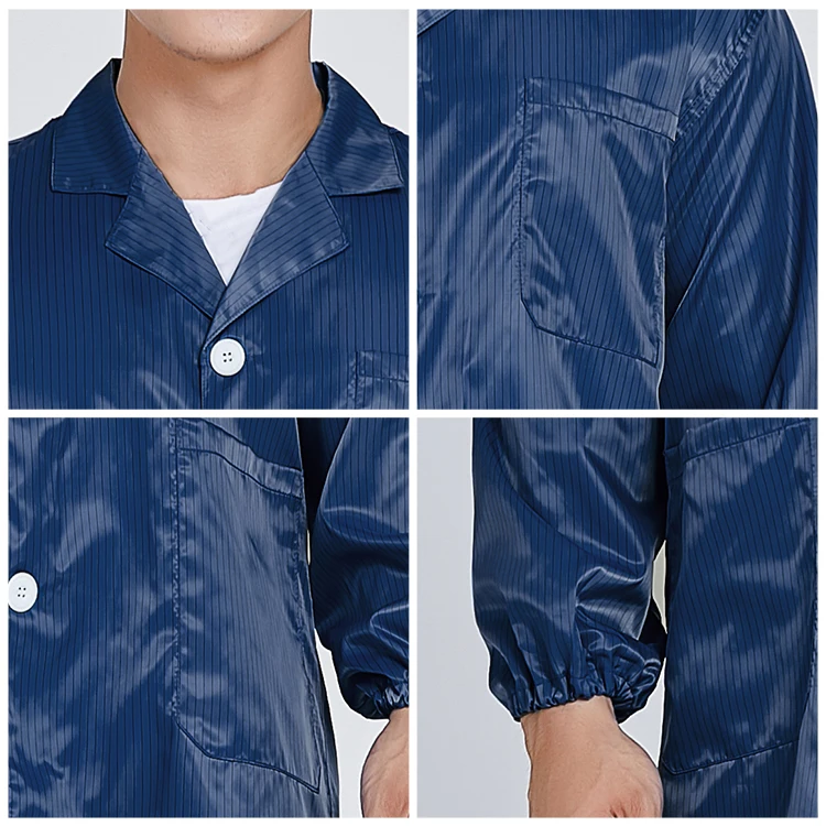 Dust Prevent and Free Static Working Coats Industrial Worker Uniform for men and women Work Jacket Cost