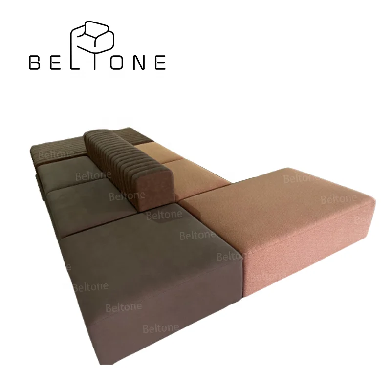 Modern luxury 5 star Hotel Lobby  Furniture Customized Modern Cosy Couch Tailor Sofa