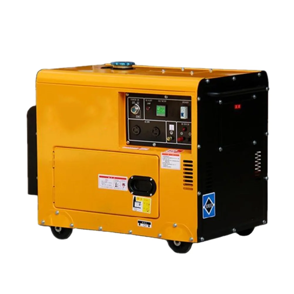 CE certificate factory price Portable/easy move 5kw silent diesel generator