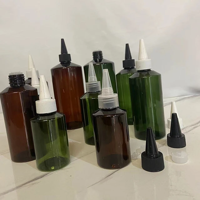 Hengjian 100ml 150ml 200ml 300ml 500ml plastic hair care packaging cosmetic essential oil shampoo bottle with twist cap