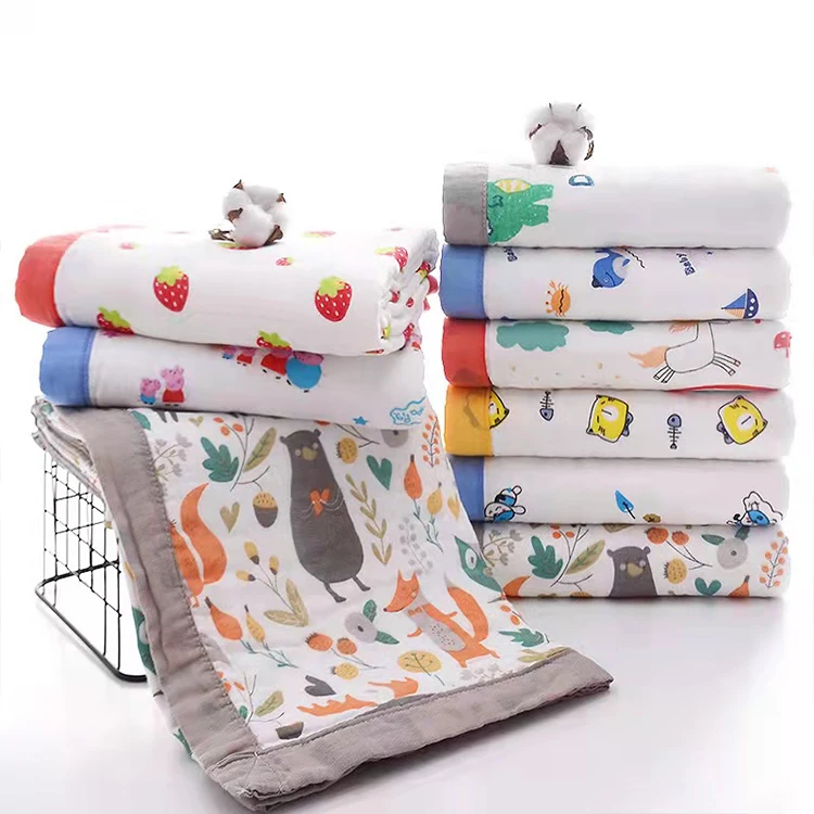 Natucare BSCI organic bamboo muslin cloth best swaddle for wiggly baby