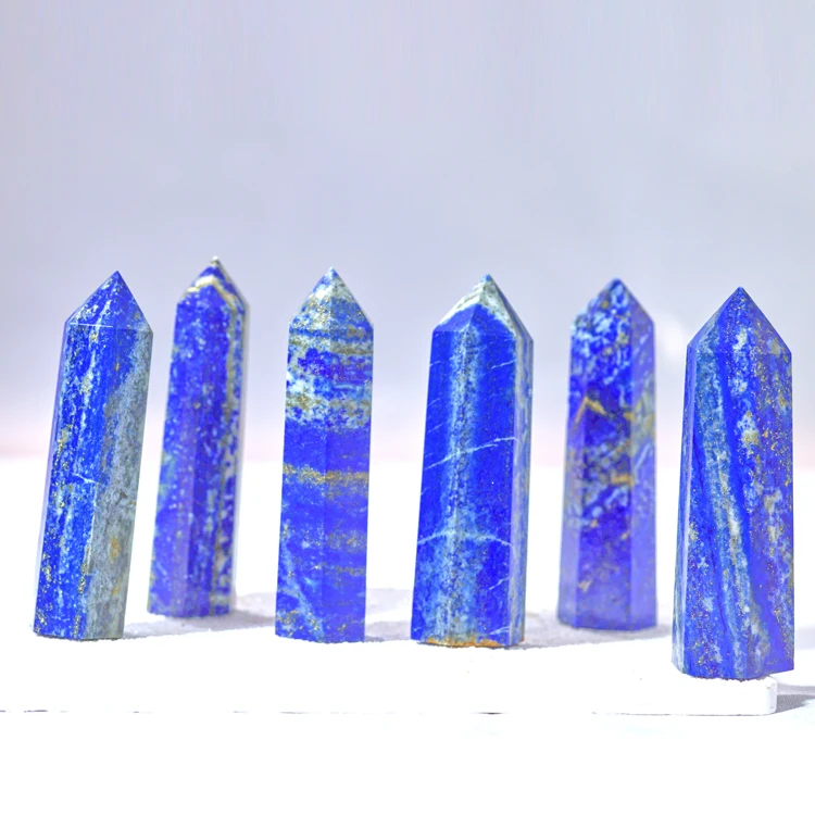 Wholesale High Quality Crystal Beautiful Polished Blue Sodalite Point Natural Crystal Tower For Decoration