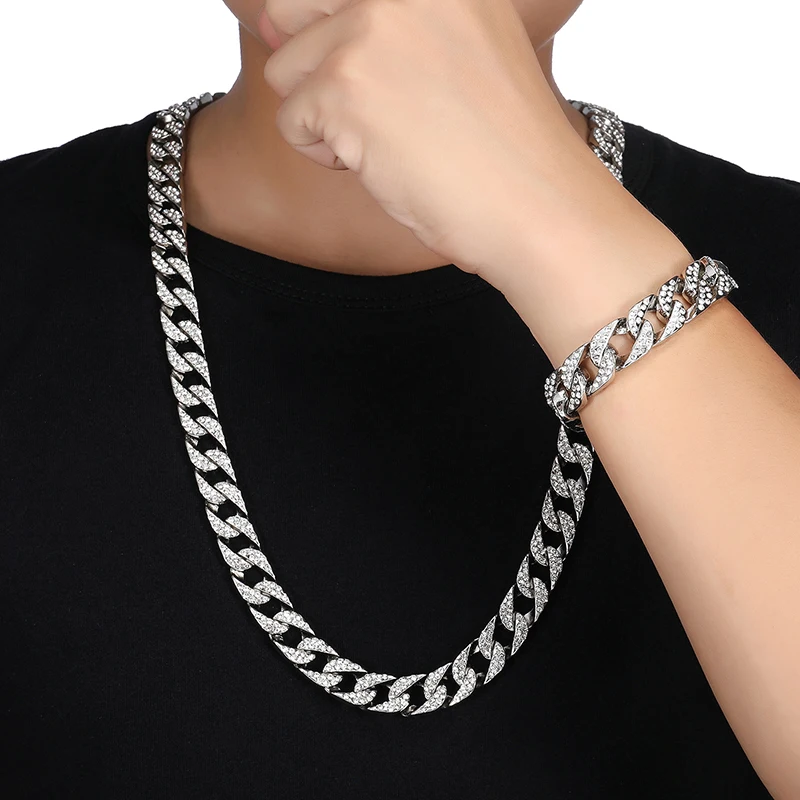 New Arrival 13mm Miami Cuban Link Bracelets For Men Fashion