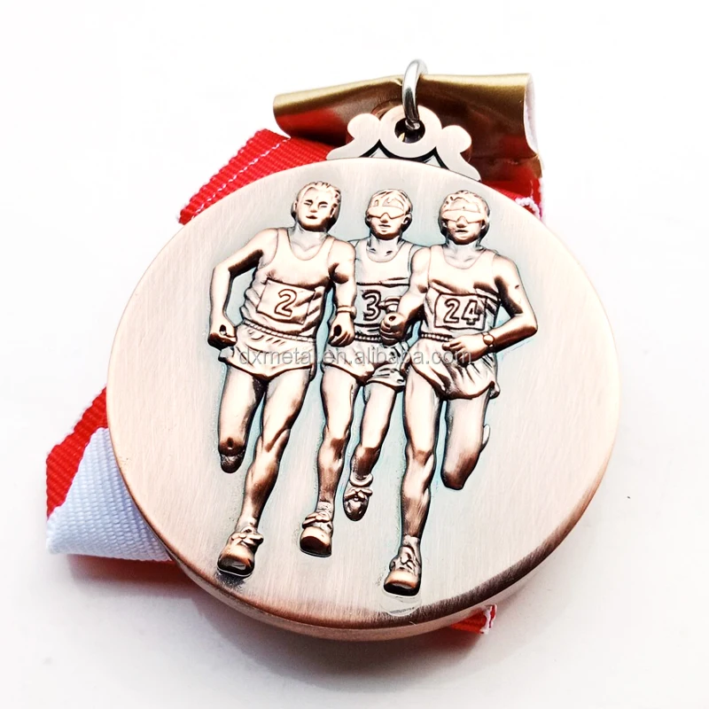 Заводская оптовая продажа недорогой дизайн ваш собственный чистый сплав цинка 3D Золотая награда марафон бег Пользовательский логотип металлическая спортивная медаль