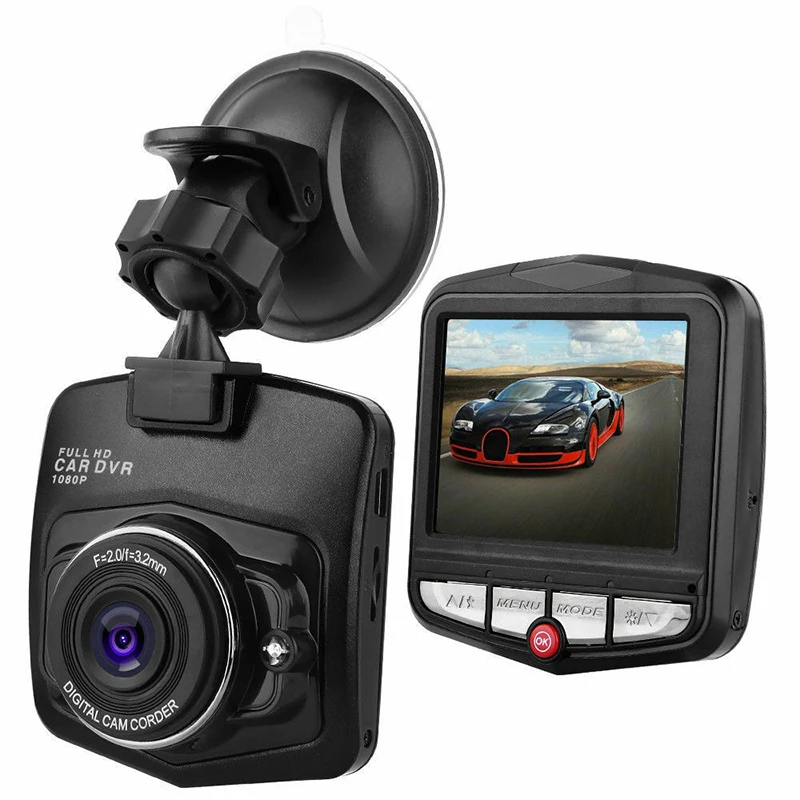  170 Degree Wide Angle 2.4 Inch Full HD 1080P Vehicle Blackbox Car DVR GT300 Dash Cam 1080p Dvr Video