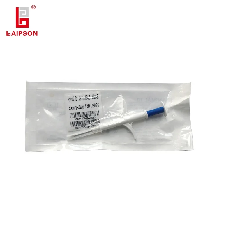 134.2khz FDX-B RFID injection animal microchip ID pets implant syringe tag for pet dog