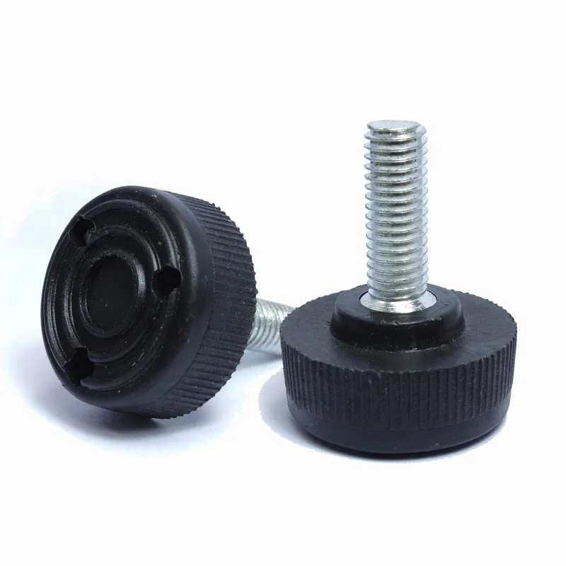 Factory direct metal adjustable threaded feet furniture non-slip table leg leveler leveling adjuster feet pads