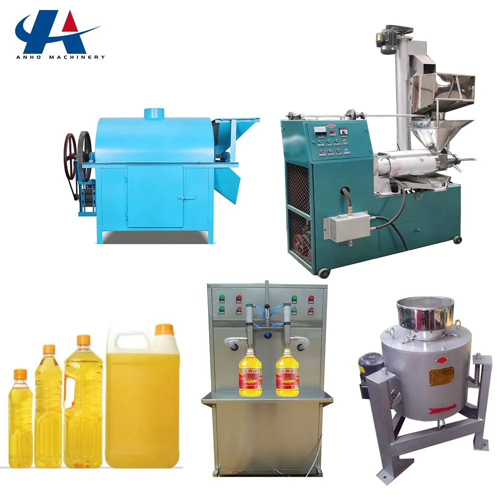 Corn Oil Making Machine Tea Seed Oil Extractor Cooking Oil Presser Cold Hot Pressing Machine