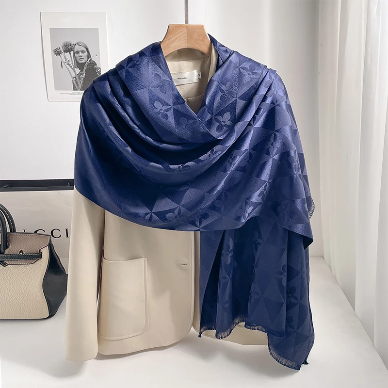 Hot Sale Spring And Autumn  Jacquard Scarf Women Paisley Jersey Scarves Shawl