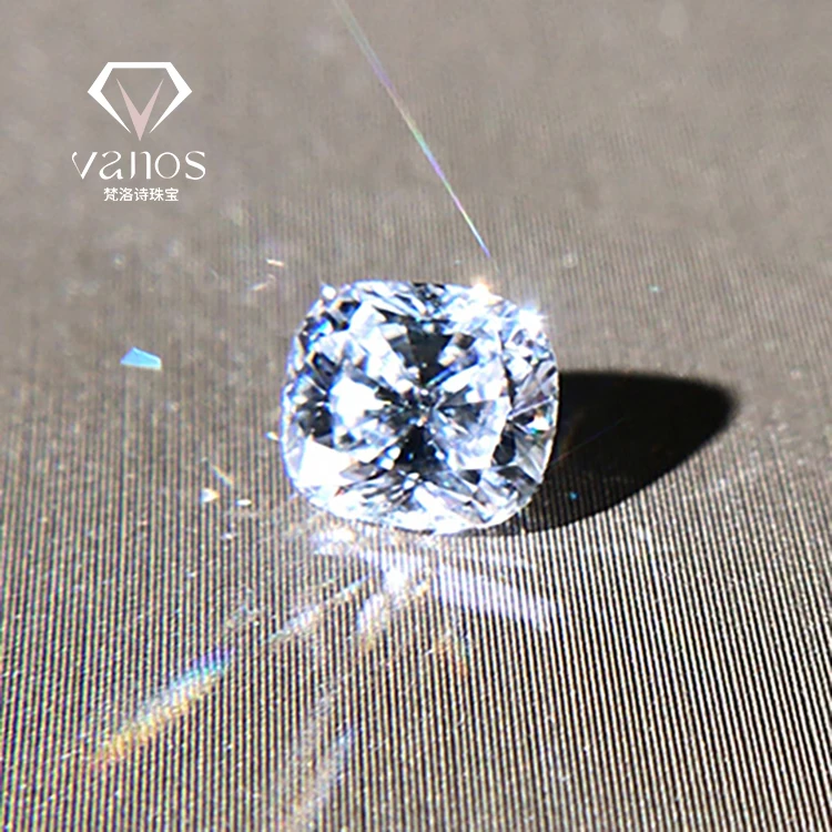 Chinese Hpht Cvd Lab Diamonds Cushion Cut White Synthetic Diamonds VVS clarity Gia Certified Loose Diamonds