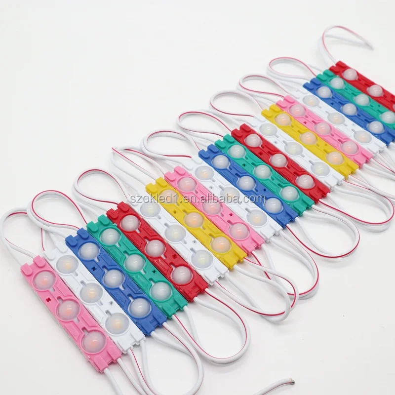 Смешанные Разноцветные, мини rohs светодиодный модуль, 6011 ПВХ 3 светодиода Праздничные огни водонепроницаемый len светодиодный модуль smd 2835