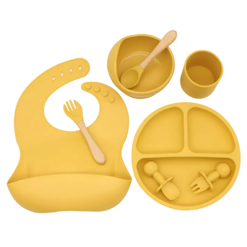 Silicone Baby Bib Spoon Plate Bowl Baby Feeding Set Other Baby Supplies Products Of All Types