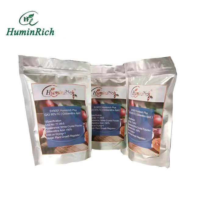 HuminRich SY9001Gibberellic Acid GA3 Gibberellin растворимый порошок в сельском