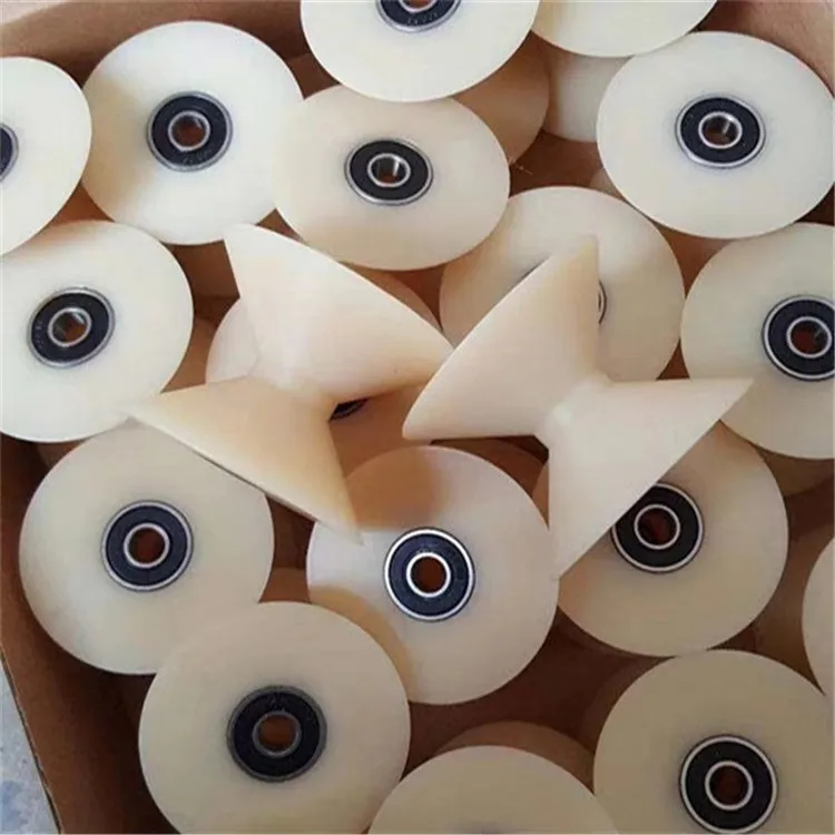 32mm 608zz 6002zz roller wheels factory price 32mm diameter nylon roller with 9mm bore hole
