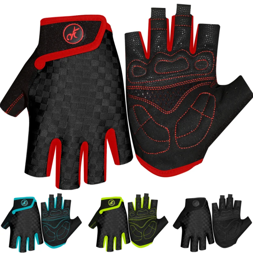 Factory direct sale nylon fabric new sports half-finger gloves for Outdoor exercise bike, motorcycle, cycling, fishing