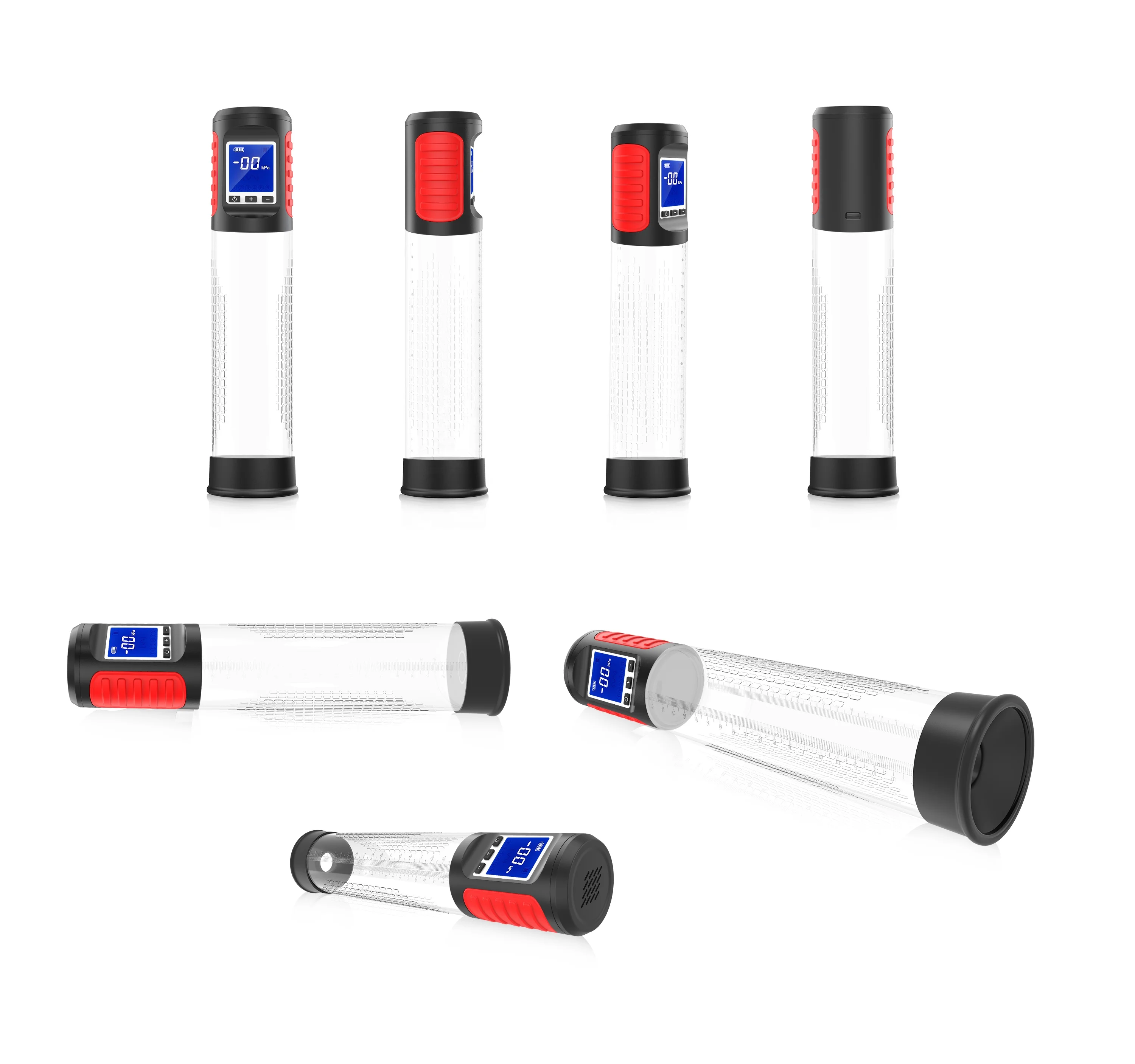 Electric Penis Vacuum Pump Male Sex Toys, Rechargeable 6 Frequency Mode Vacuum Penis Extension Pump Cock Pump Device for Man