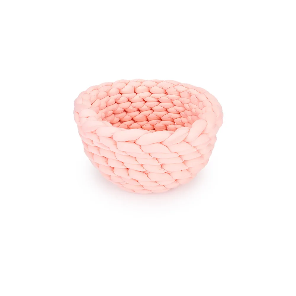 INS Hot Sale Luxury Dog Bed Creativity Foldable Pet Products Colorful Wicker Pet bed cat