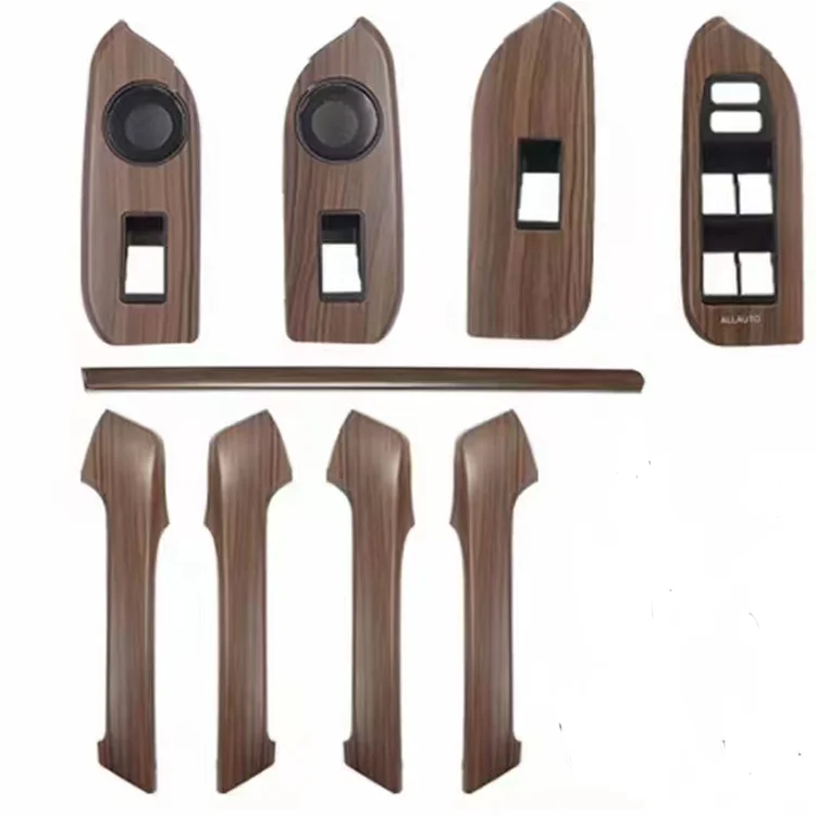 9pcs lc150 Interior kit upgrade decorative kits door handle cover For toyota prado 150 fj150 2010-2021accessories For RHD