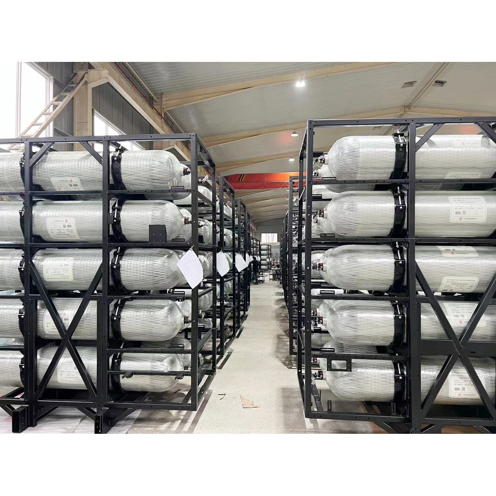 140L Hydrogen Storage Tank certified for EC79 350bar Hydrogen Gas Cylinder for Fuel Cell Vehicles