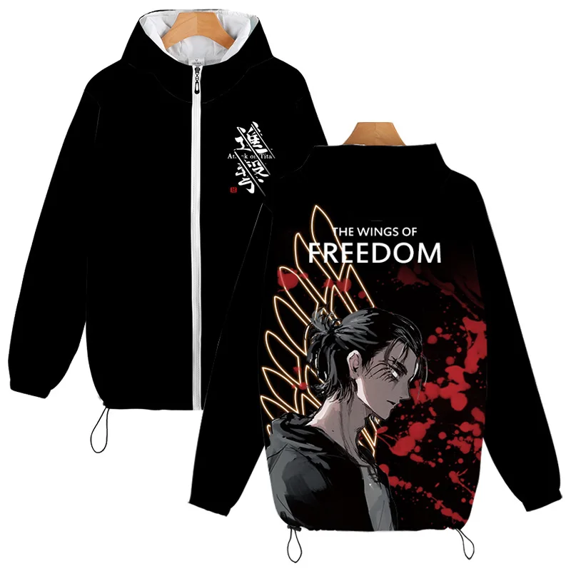 Cartoon Attack on Titan clothes anime charge clothes student Spring and Autumn coat top jacket