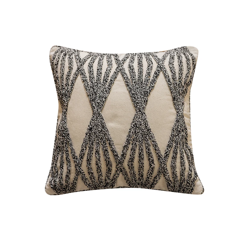 Bohemian pillow simple Scandinavian tufted cushion window decorative pillow cover decorative cushion