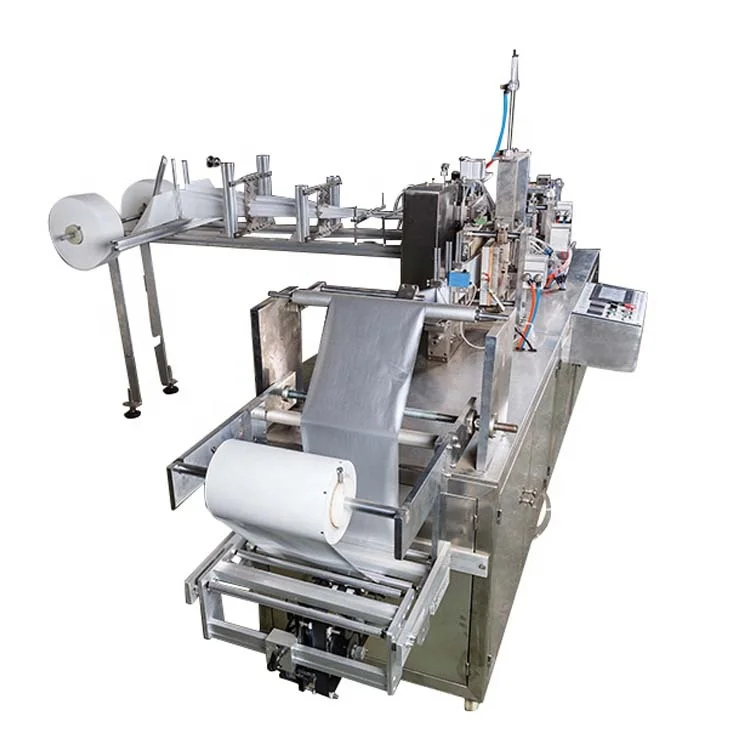 Automatic Alcohol Single Pack Wet Tissue Wipes Packing Machine