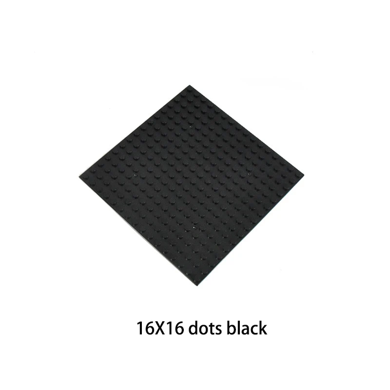 Распродажа базовые пластины 16x16 точек строительные блоки одна боковая тарелка совместимые с игрушками из кирпича для детей