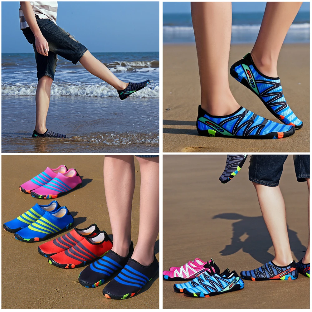 Custom Quick-Dry Sports Barefoot Water Aqua Shoes Aqua Socks Beach Pool Surf Yoga Adult Swim Shoes for Women Men