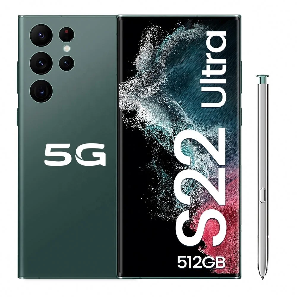 Hot Selling S22 Ultra + Original 7.3 Inch 16gb+1tb 32mp+64mp Android 12.0 Gaming Phone 5g Mobile Phone Cell Phone Smartphone