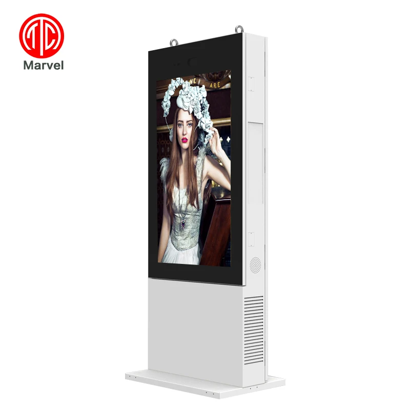  55 дюймов IP65 водонепроницаемый информационный киоск рекламы LCD дисплей digital signage Тотем на открытом