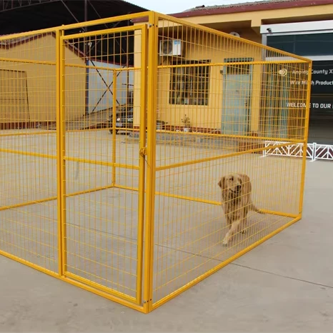 Galvanized Steel Dog Run Cage Dog Kennels