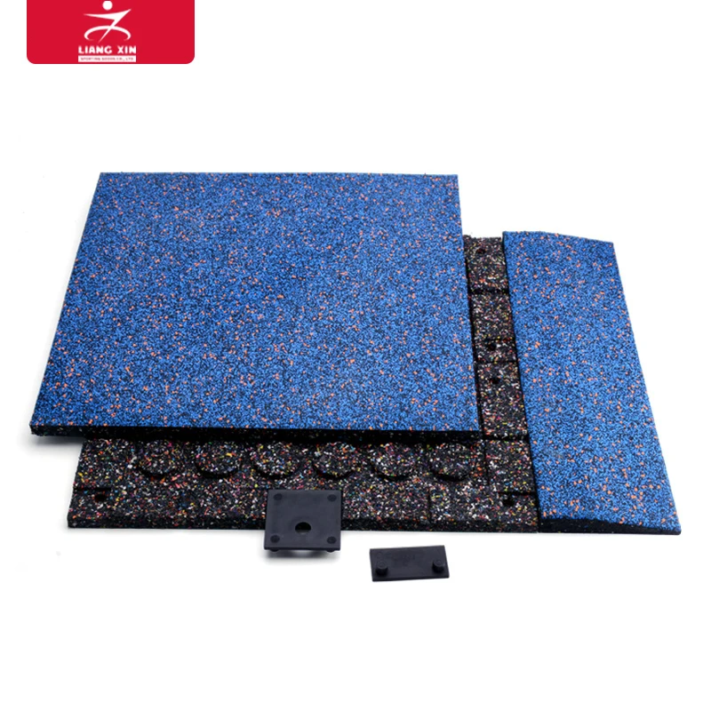 3-12mm thick Indoor gym flooring rolls EPDM rubber flooring mat for fitness