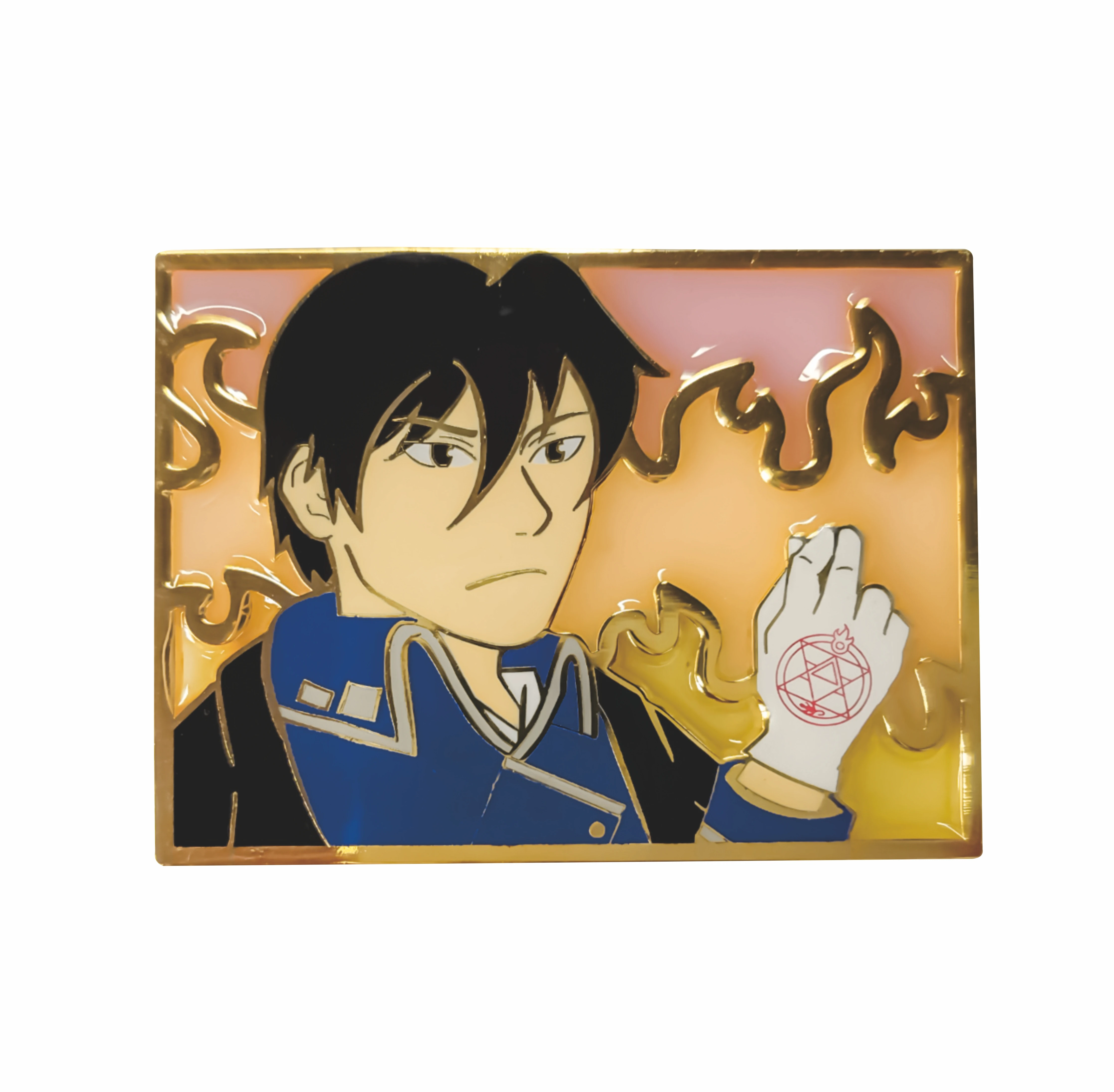 Personality Cute Gold Anime TV Movie Character Lapel Logo Custom Stain Glass Metal Pin Enamel Badges