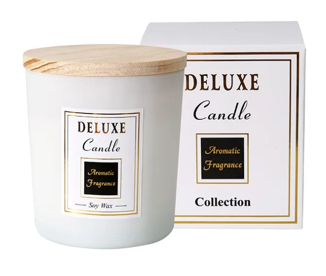 
Custom Luxury Black Jar Lid Candle 